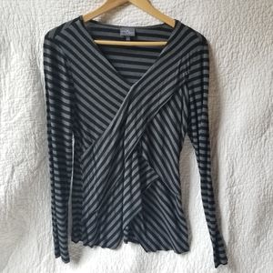 Brentwood Jersey Stripe Tiered Top